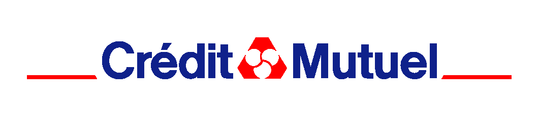 Logo du mécène de l'exposition, Crédit Mutuel